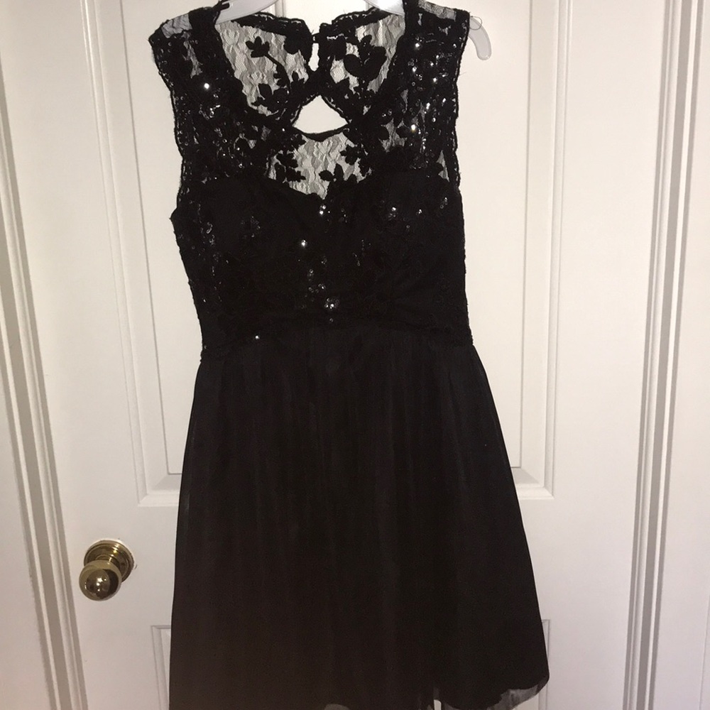 Black homecoming dress